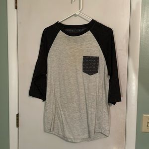 Retrofit brand baseball sleeved t shirt